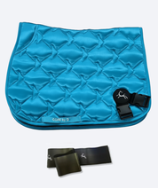 Horse Training Bands with Saddle Pad – Complete Set in Light Blue
